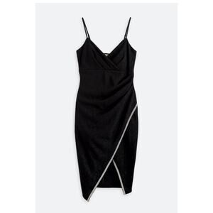 NWT The General Good “Thalia” Fitted Front Slit Midi Dress – M